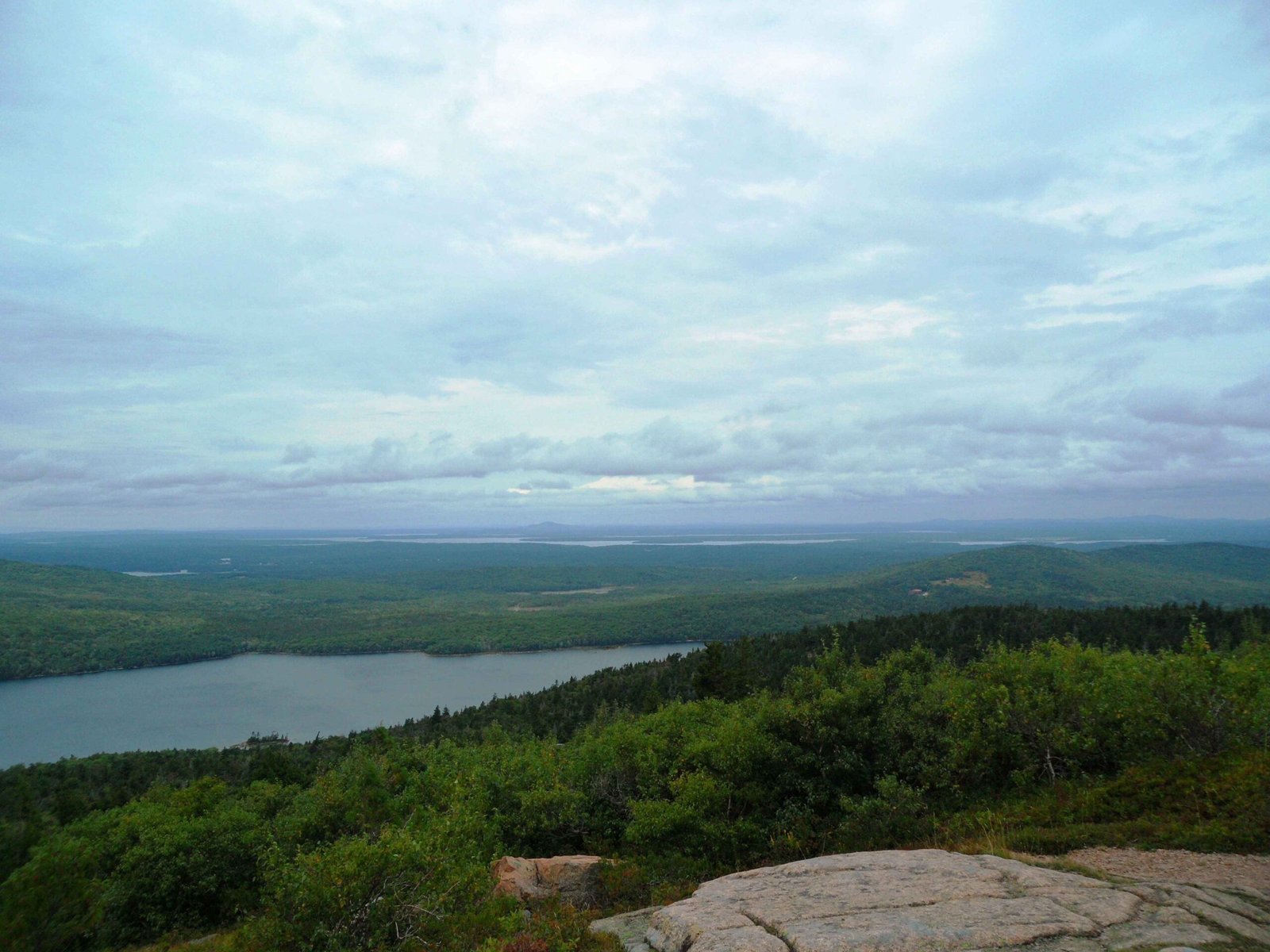 acadia national park cadillac mountain glacial derived cliffs